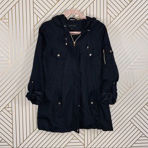 Jones New York Black Rain Jacket